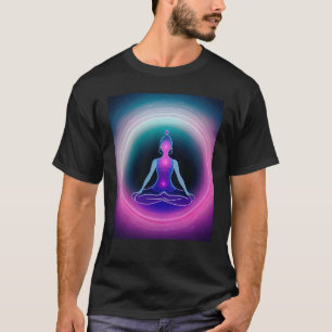 Yoga Girl Female Sun Salutation Meditation Chakra T-Shirt