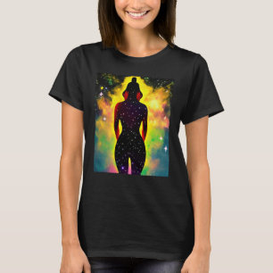 Yoga Girl Female Sun Salutation Meditation Chakra T-Shirt