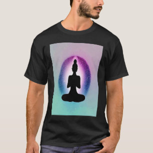Yoga Girl Female Sun Salutation Meditation Chakra T-Shirt