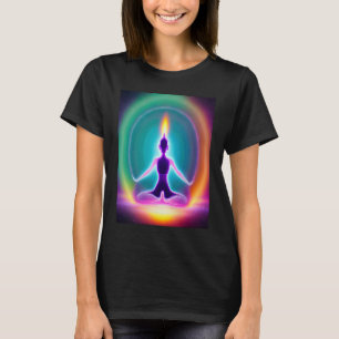 Yoga Girl Female Sun Salutation Meditation Chakra T-Shirt