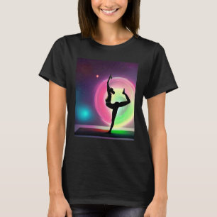 Yoga Girl Female Sun Salutation Meditation Chakra T-Shirt