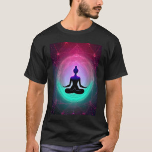 Yoga Girl Female Sun Salutation Meditation Chakra T-Shirt
