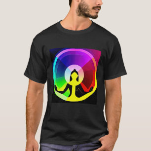 Yoga Girl Female Sun Salutation Meditation Chakra T-Shirt