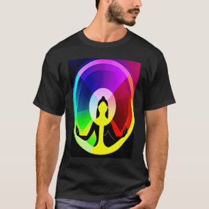 Yoga Girl Female Sun Salutation Meditation Chakra T-Shirt