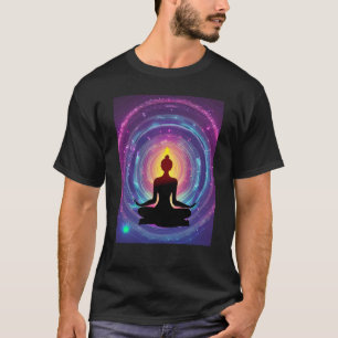 Yoga Girl Female Sun Salutation Meditation Chakra T-Shirt