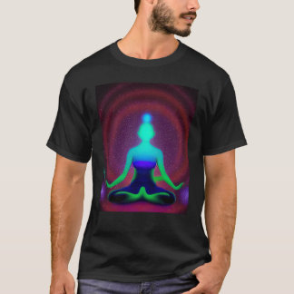 Yoga Girl Female Sun Salutation Meditation Chakra T-Shirt