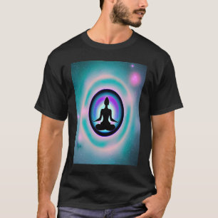 Yoga Girl Female Sun Salutation Meditation Chakra T-Shirt