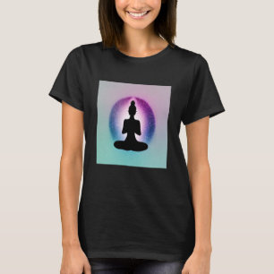 Yoga Girl Female Sun Salutation Meditation Chakra T-Shirt