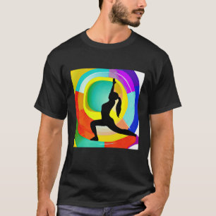 Yoga Girl Female Sun Salutation Meditation Chakra T-Shirt