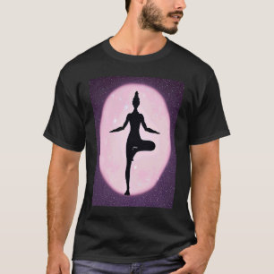 Yoga Girl Female Sun Salutation Meditation Chakra T-Shirt
