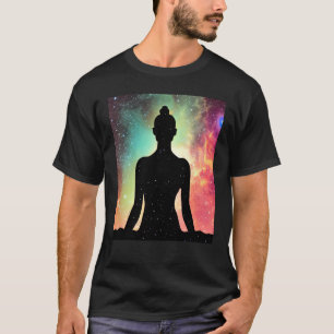 Yoga Girl Female Sun Salutation Meditation Chakra T-Shirt