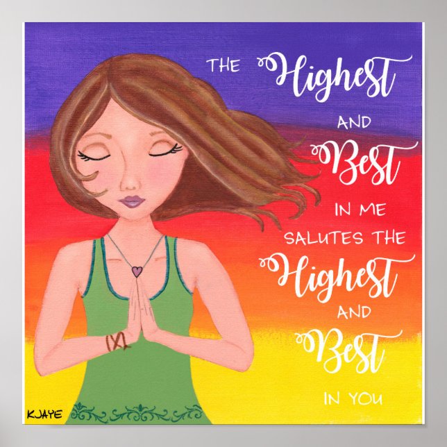 Yoga Girl - Fine Art Print (Front)