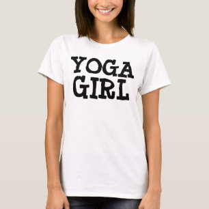 YOGA GIRL funny t-shirts