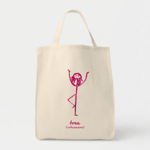 Yoga Girl grocery bag