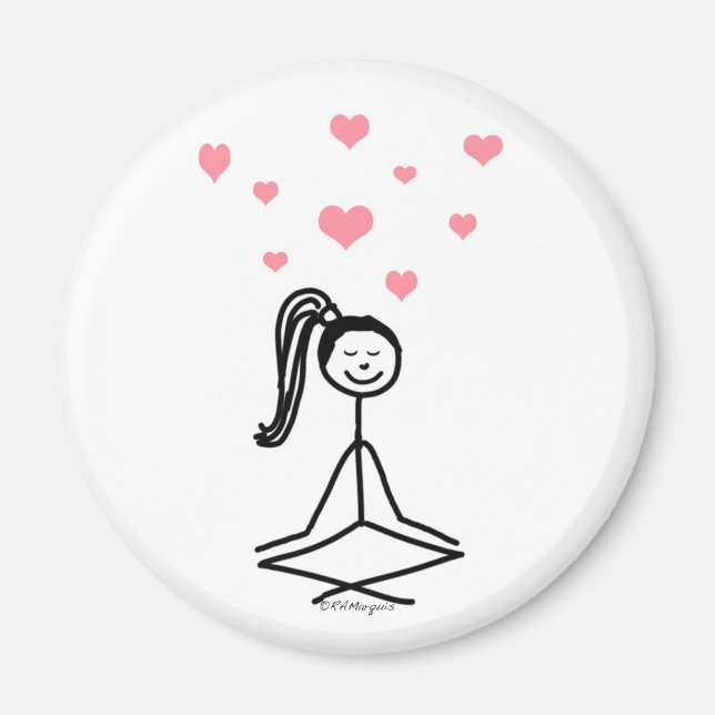 Yoga Girl Magnet (Front)