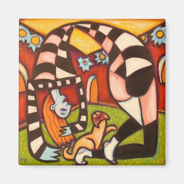 Yoga Girl Magnet (Front)