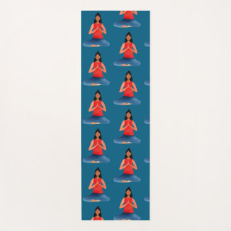 Yoga girl Meditation Namaste  Mat