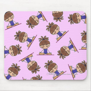 Yoga Girl Mouse Pad