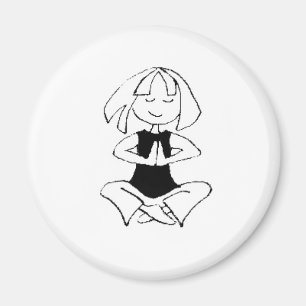 Yoga Girl- namaste Magnet