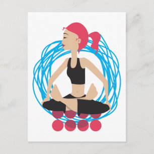 Yoga Girl Postcard