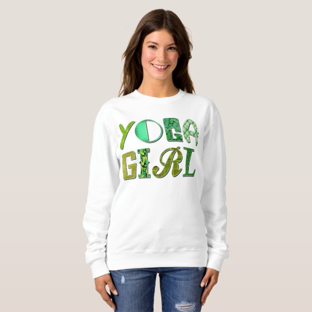 YOGA GIRL SWEATSHIRT (Front Full)