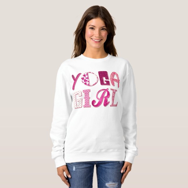 YOGA GIRL SWEATSHIRT (Front Full)