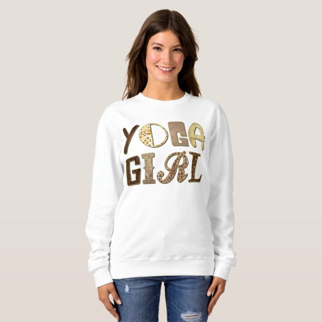 YOGA GIRL SWEATSHIRT (Front Full)