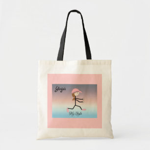 Yoga Girl Tote Bag