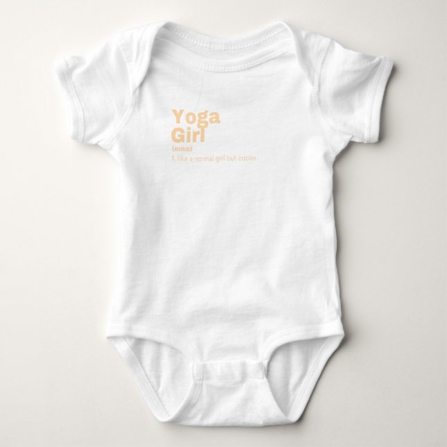 Yoga Girl - Yoga Baby Bodysuit (Front)