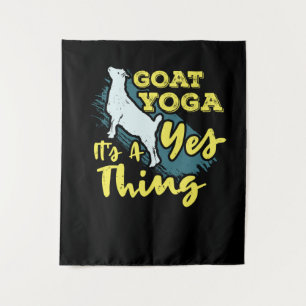 Yoga Goat Goatyoga Tapestry
