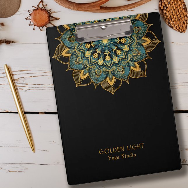 Yoga Gold Mandala Clipboard (Yoga Gold Mandala Clipboard)