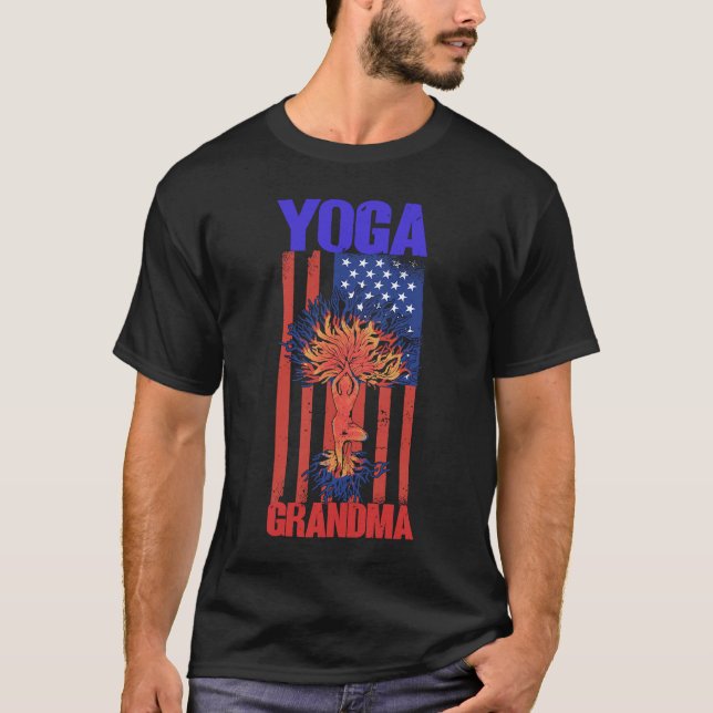 Yoga Grandma  Spirituality Meditation Yoga  1 T-Shirt (Front)