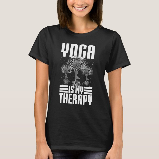 Yoga Gym Fitness Meditation Music Workout Exercise T-Shirt (Front)