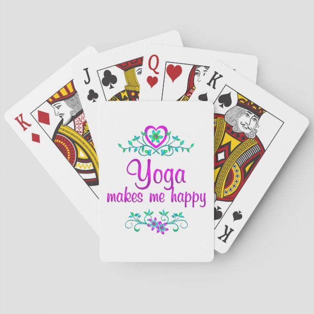 Yoga Happy Playing Cards (Back)