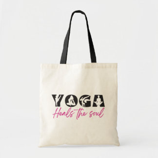 Yoga Heals The Soul Tote Bag