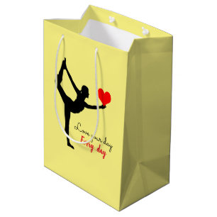 Yoga Heart & Love your day, Every day / Yogini Medium Gift Bag