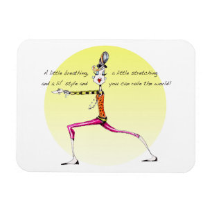 Yoga Humour Magnet