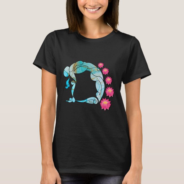Yoga In Pose ~ Ustrasana T-Shirt (Front)
