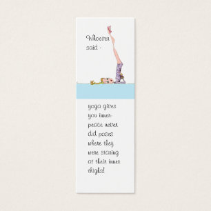 Yoga Inner Peace bookmark