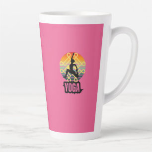 Yoga , Inner Peace Latte Mug