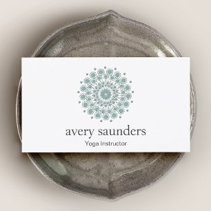 Yoga Instructor and Meditation Coach Logo Business Card