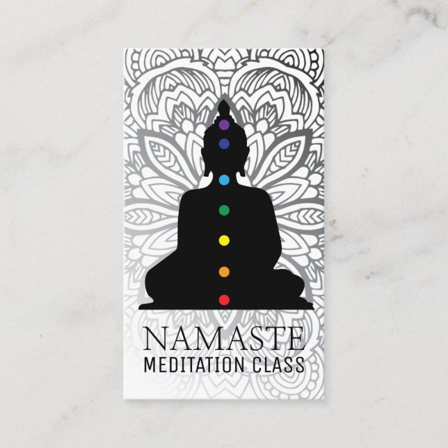 Yoga Instructor and Reiki Master Business Cards (Front)