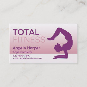 Yoga Instructor Business Card