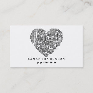 Yoga Instructor Business Card