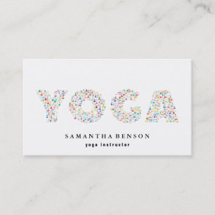 Yoga Instructor Business Card