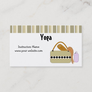 Yoga Instructor Business Card