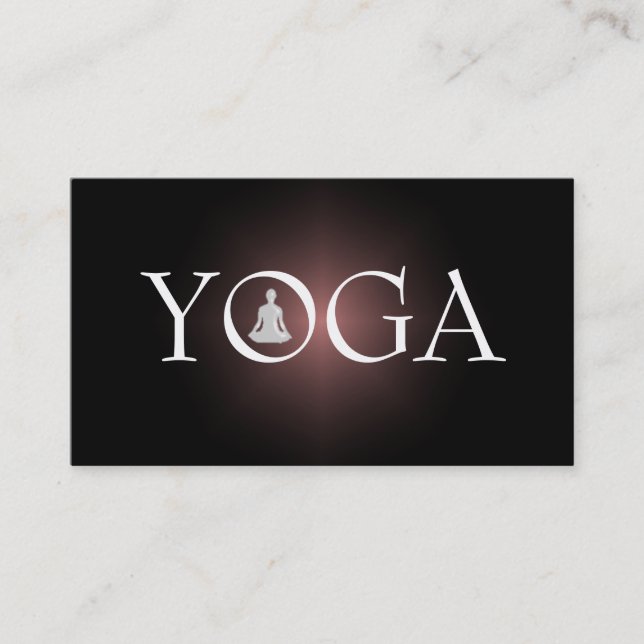 YOGA Instructor Business Card (Front)