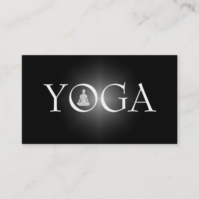 YOGA Instructor Business Card (Front)
