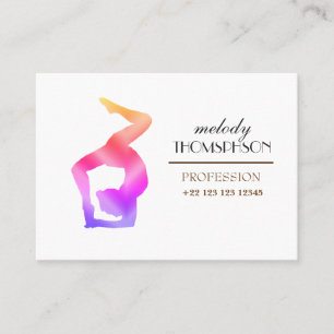 Yoga Instructor Business Card