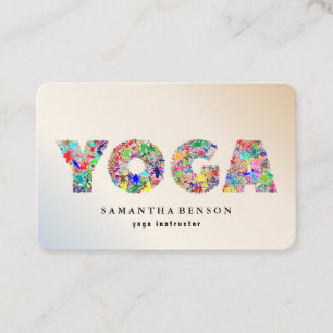 Yoga Instructor Business Card